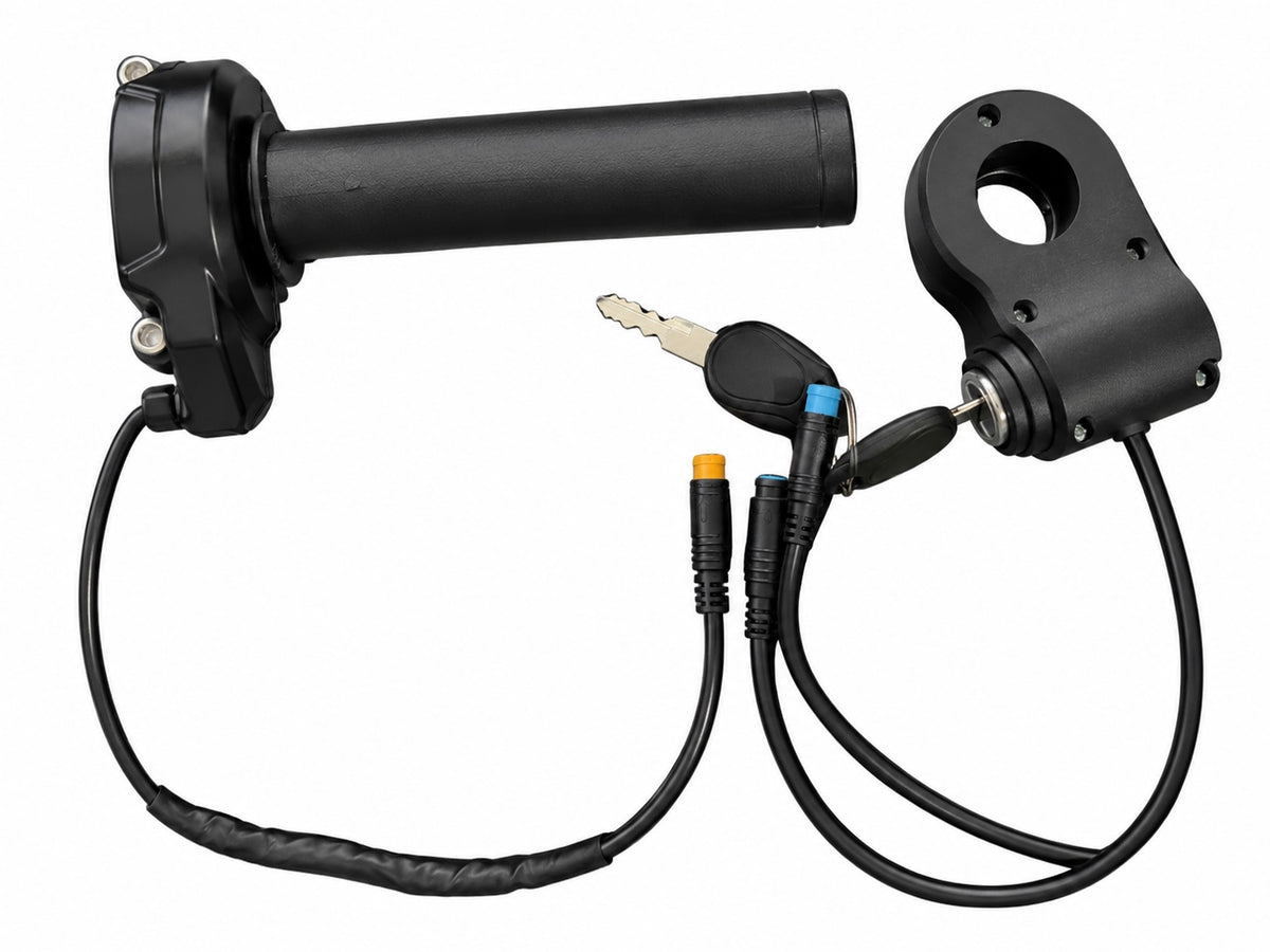 Throttle and Key Ignition Bundle for TsT and Other E-bike